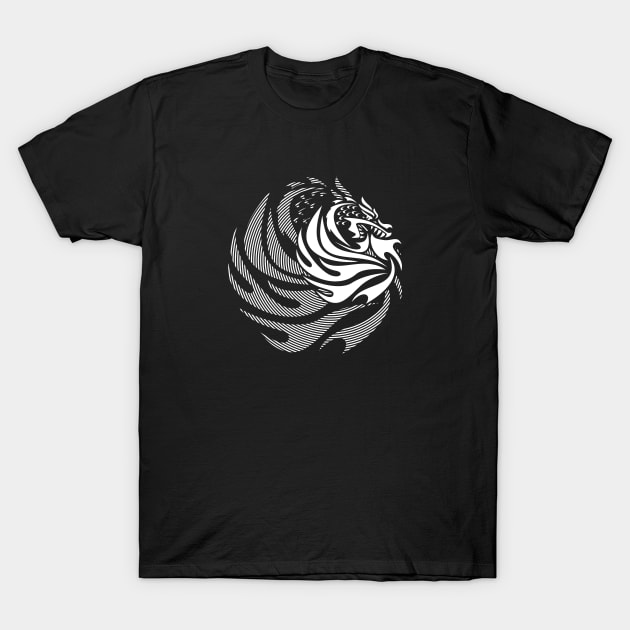 Fire Dragon T-Shirt by hobrath